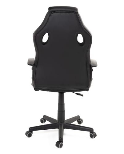 Chaise Gaming KAYELLES Sena-E Junior, Simili Cuir, Hauteur Réglable, 360° Pivotant