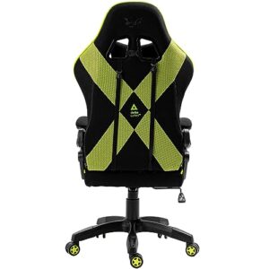 Chaise Gaming KRAKEN CHAIRS Ergonomique Noir-Vert avec Accoudoirs Réglables