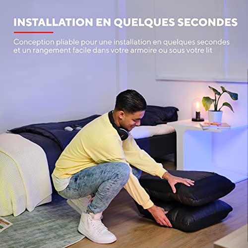 Chaise Gaming Pliable Trust Gaming GXT 718 avec Appuie-tête Réglable – Noir