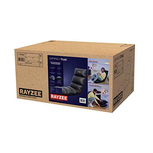 Chaise Gaming Pliable Trust Gaming GXT 718 avec Appuie-tête Réglable – Noir