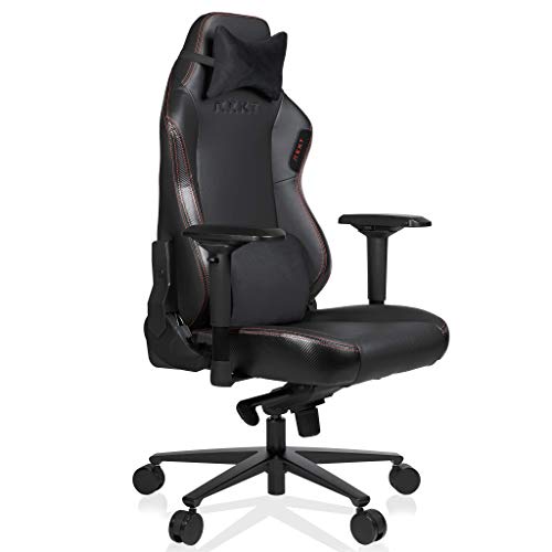 Chaise Gaming REKT Legend-R Noir Ergonomique, Inclinable 180°, Coussin Lombaire Ajustable