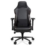 Chaise Gaming REKT Legend-R Noir Ergonomique, Inclinable 180°, Coussin Lombaire Ajustable