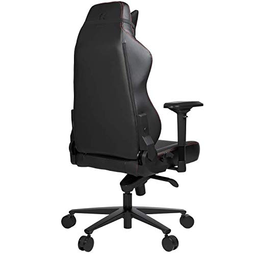 Chaise Gaming REKT Legend-R Noir Ergonomique, Inclinable 180°, Coussin Lombaire Ajustable