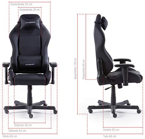 Chaise Gaming Robas Lund DX Racer 3 Ergonomique Réglable Noir