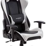 Chaise Gaming Robas Lund DX Racer 6 Ergonomique Noir-Blanc, Réglable et Tournable
