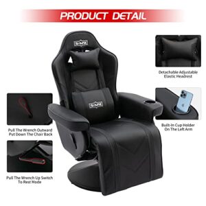 Chaise Gaming S*MAX X-Large avec Dossier Haut et Support Lombaire