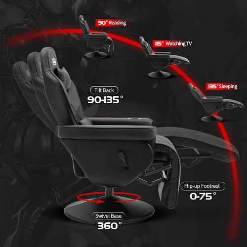 Chaise Gaming S*MAX X-Large avec Dossier Haut et Support Lombaire