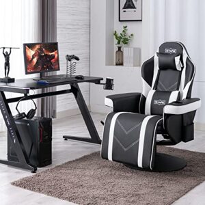 Chaise Gaming S*MAX X Large en Cuir PU avec Dossier Réglable et Support Lombaire
