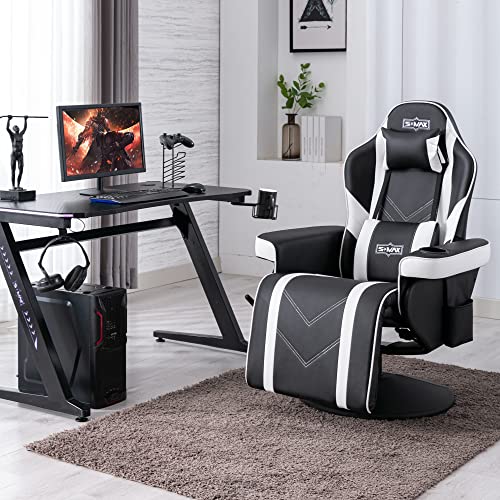 Chaise Gaming S*MAX X Large en Cuir PU avec Dossier Réglable et Support Lombaire
