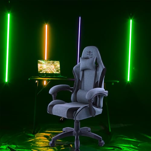Chaise Gaming Spirit Of Gamer Arena, Tissu Micro-Fibre, Inclinable 90°-130°