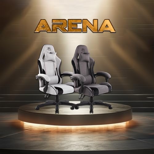 Chaise Gaming Spirit Of Gamer Arena, Tissu Micro-Fibre, Inclinable 90°-130°
