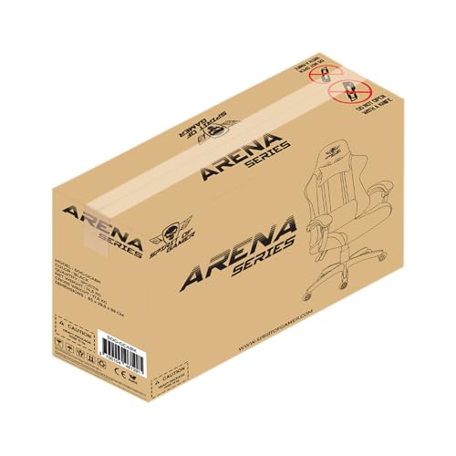 Chaise Gaming Spirit Of Gamer Arena, Tissu Micro-Fibre, Inclinable 90°-130°