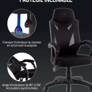 Chaise Gaming Spirit Of Gamer Ergonomique Tissu Respirant – Confort Optimisé
