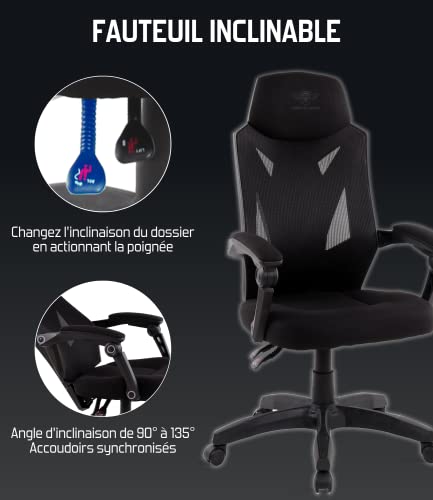 Chaise Gaming Spirit Of Gamer Ergonomique Tissu Respirant – Confort Optimisé