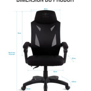 Chaise Gaming Spirit Of Gamer Ergonomique Tissu Respirant – Confort Optimisé