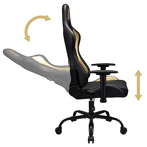 Chaise Gaming Subsonic Le Seigneur des Anneaux, Fauteuil Noir Taille L