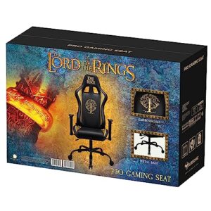 Chaise Gaming Subsonic Le Seigneur des Anneaux, Fauteuil Noir Taille L