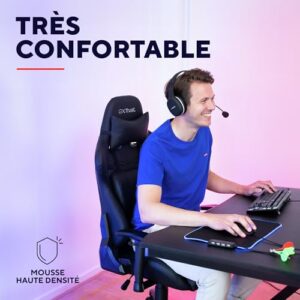 Chaise Gaming Trust Gaming GXT 708 Resto – Dossier Réglable et Pivotant 360°