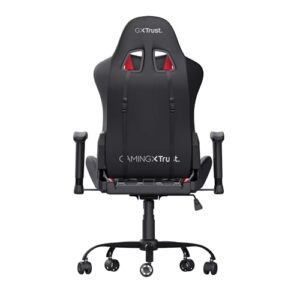 Chaise Gaming Trust Gaming GXT 708R – Dossier Réglable, Pivotement 360° – Rouge