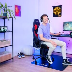 Chaise Gaming Trust Gaming GXT 708R – Dossier Réglable, Pivotement 360° – Rouge