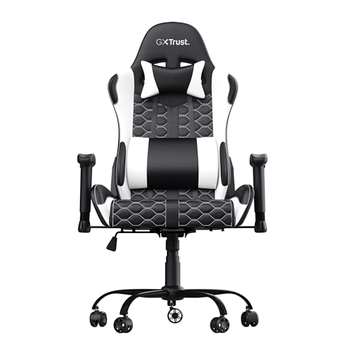 Chaise Gaming Trust Gaming GXT 708W – Dossier Réglable 360° Blanche