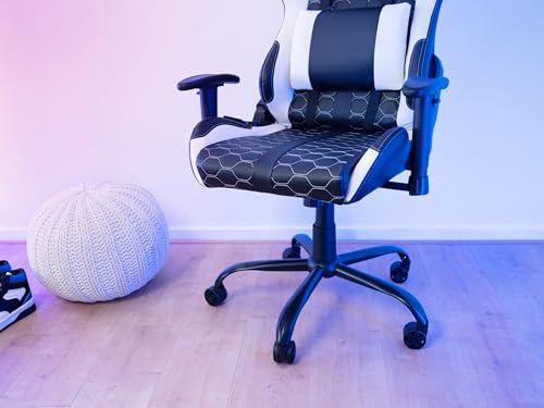 Chaise Gaming Trust Gaming GXT 708W – Dossier Réglable 360° Blanche