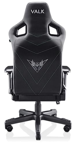 Chaise Gaming VALK Gaia Onyx Noir – Ergonomique, Tissu Respirant, Accoudoirs 4D