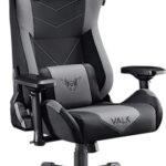 Chaise Gaming VALK Gaia Onyx Noir - Ergonomique, Tissu Respirant, Accoudoirs 4D