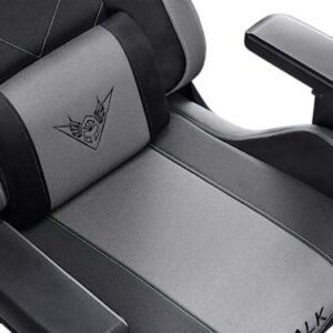 Chaise Gaming VALK Gaia Onyx Noir – Ergonomique, Tissu Respirant, Accoudoirs 4D