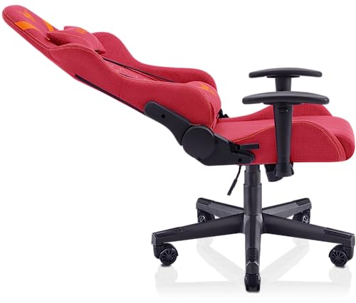 Chaise Gaming VALK Nyx Rouge Rubis – Tissu Respirant, Accoudoirs 2D