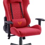 Chaise Gaming VALK Nyx Rouge Rubis - Tissu Respirant, Accoudoirs 2D