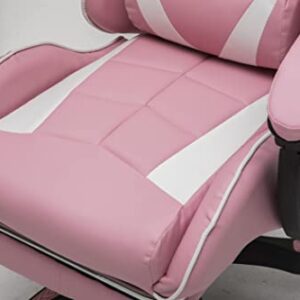 Chaise Gaming VDD Cyclone avec Repose Pieds – Blanc pour Adolescents