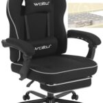 Chaise Gaming WOLTU GS11sz Ergonomique avec Repose-Pieds et Support Lombaire