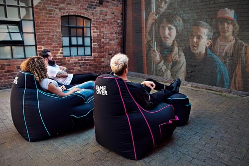 Chaise Pouf de Jeux Vidéos Lichklinge | Fauteuil Gamer Ergonomique avec Poches