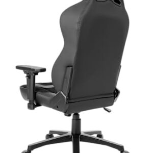 Chaise de Bureau AKRacing Obsidian en Similicuir PU et Microfibre Noir