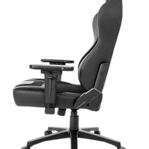 Chaise de Bureau AKRacing Obsidian en Similicuir PU et Microfibre Noir