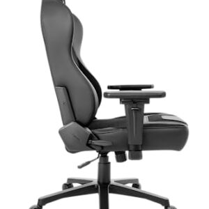 Chaise de Bureau AKRacing Obsidian en Similicuir PU et Microfibre Noir