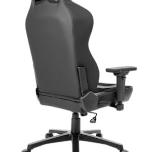 Chaise de Bureau AKRacing Obsidian en Similicuir PU et Microfibre Noir