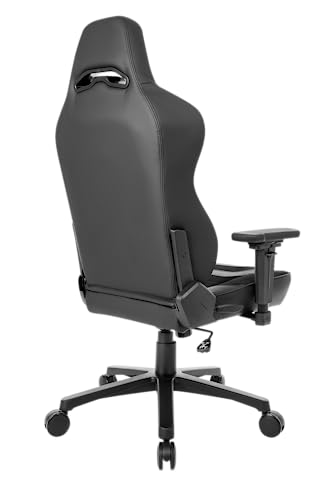 Chaise de Bureau AKRacing Obsidian en Similicuir PU et Microfibre Noir