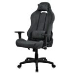 Chaise de Bureau Arozzi Torretta Premium SoftFabric™ Ergonomique - Gris Foncé
