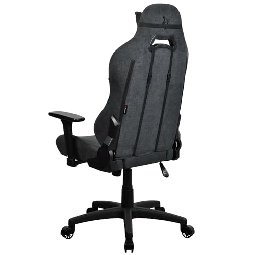 Chaise de Bureau Arozzi Torretta Premium SoftFabric™ Ergonomique – Gris Foncé