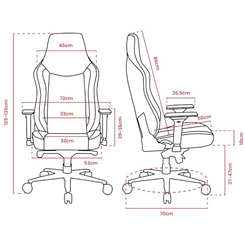 Chaise de Bureau Arozzi Vernazza XL Supersoft™ Ergonomique 170 kg – Pure Black
