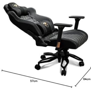 Chaise de Bureau Cougar Titan Pro Noir : Confort et Ergonomie Optimale