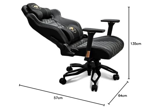 Chaise de Bureau Cougar Titan Pro Noir : Confort et Ergonomie Optimale