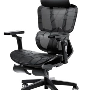 Chaise de Bureau Ergonomique AutoFull G5 avec Repose-Pieds et Support Lombaire 6D