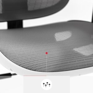 Chaise de Bureau Ergonomique Diablo V-Basic avec Accoudoirs 3D et Dossier Réglable