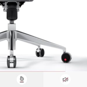 Chaise de Bureau Ergonomique Diablo V-Basic avec Accoudoirs 3D et Dossier Réglable