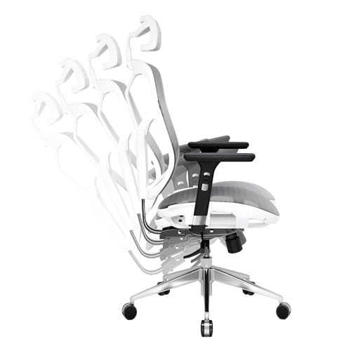Chaise de Bureau Ergonomique Diablo V-Basic avec Accoudoirs 3D et Dossier Réglable