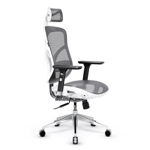 Chaise de Bureau Ergonomique Diablo V-Basic avec Accoudoirs 3D et Dossier Réglable