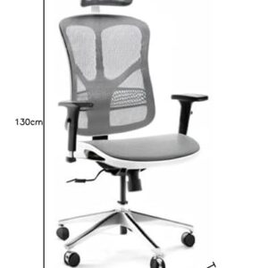 Chaise de Bureau Ergonomique Diablo V-Basic avec Accoudoirs 3D et Dossier Réglable
